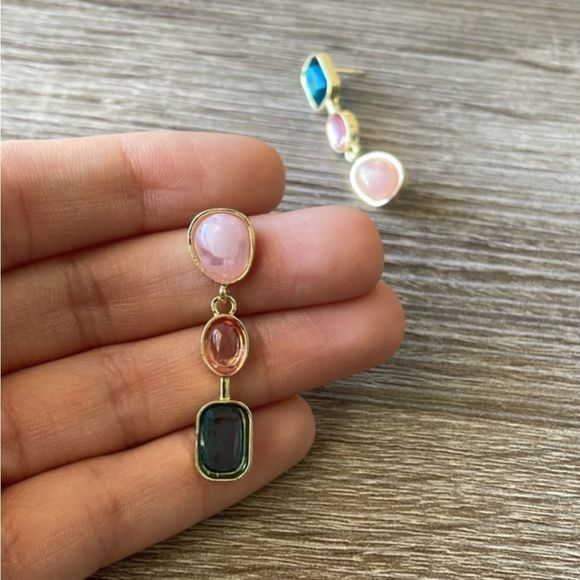 Bohemian drop earrings A164 - Picture 3 of 3